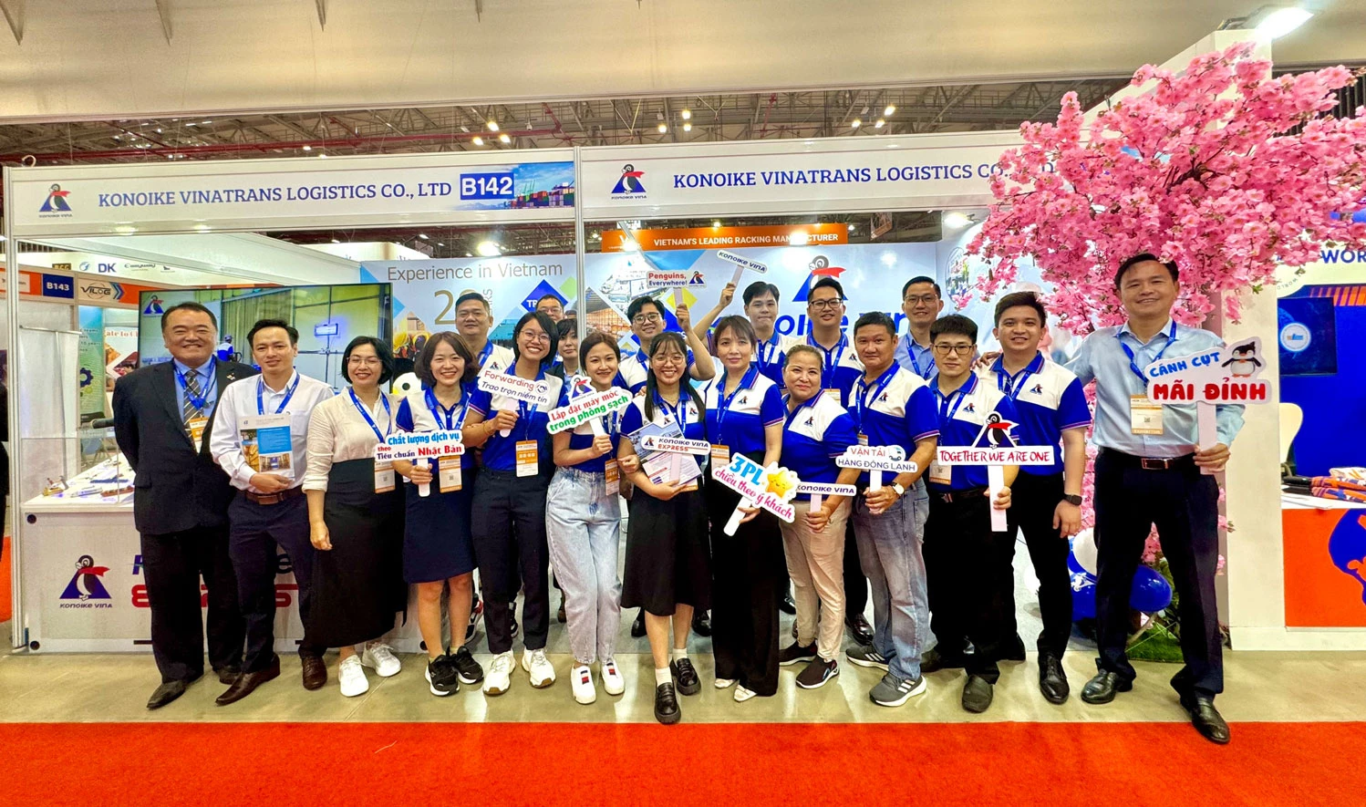 konoike vina tham gia trien lam quoc te logistics viet nam 2024